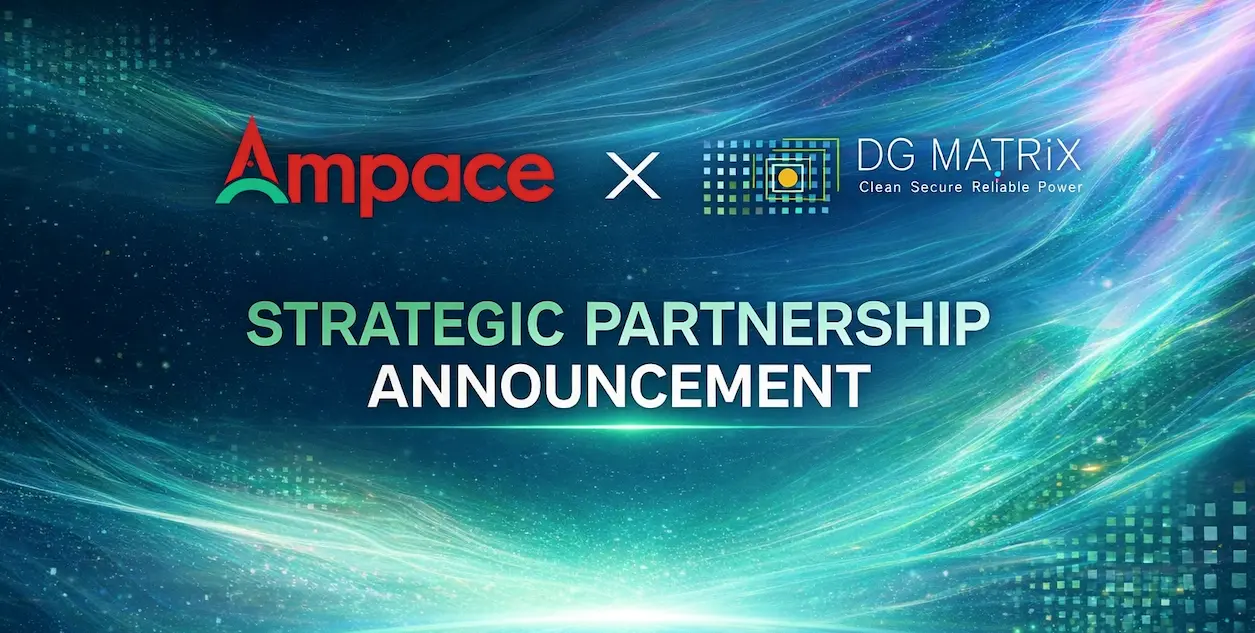 Ampace and DG Matrix Announce Strategic Partnership to Deliver First UL-Certified Grid-Active BESS Integrated with Multi-Port Solid-State Transformer Architecture for AI Data Centers