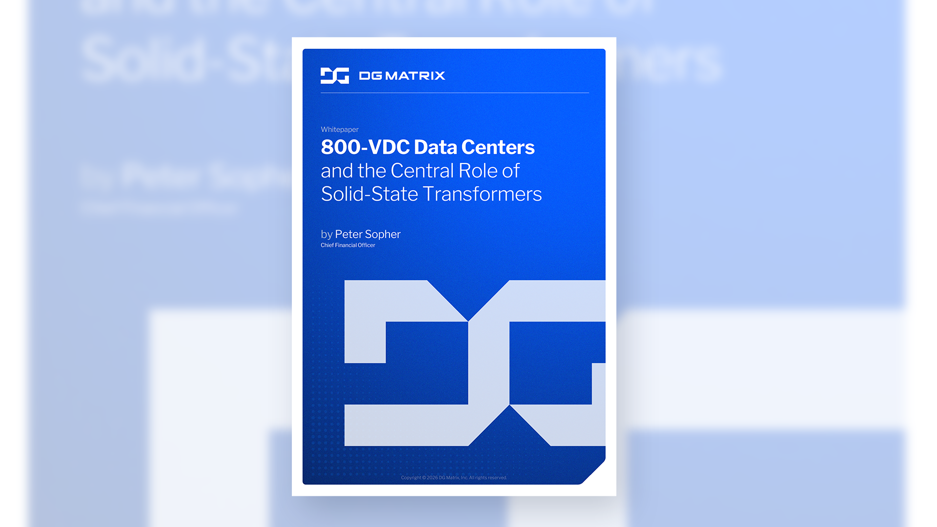 800-VDC Data Centers and the Central Role of Solid-State Transformers