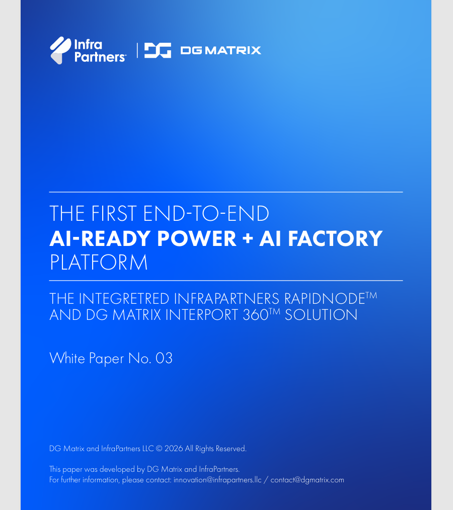 THE FIRST END-TO-END AI-READY POWER + AI FACTORY PLATFORM